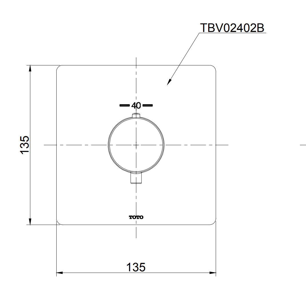 Van điều chỉnh nhiệt độ TOTO TBV02402B - 3