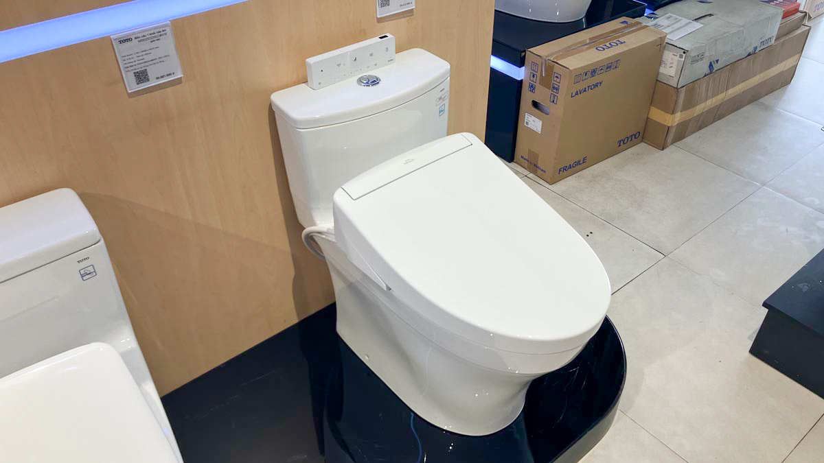 Bồn cầu TOTO MS885DW25 1 khối nắp điện tử Washlet S5 TCF34461GAA - 3
