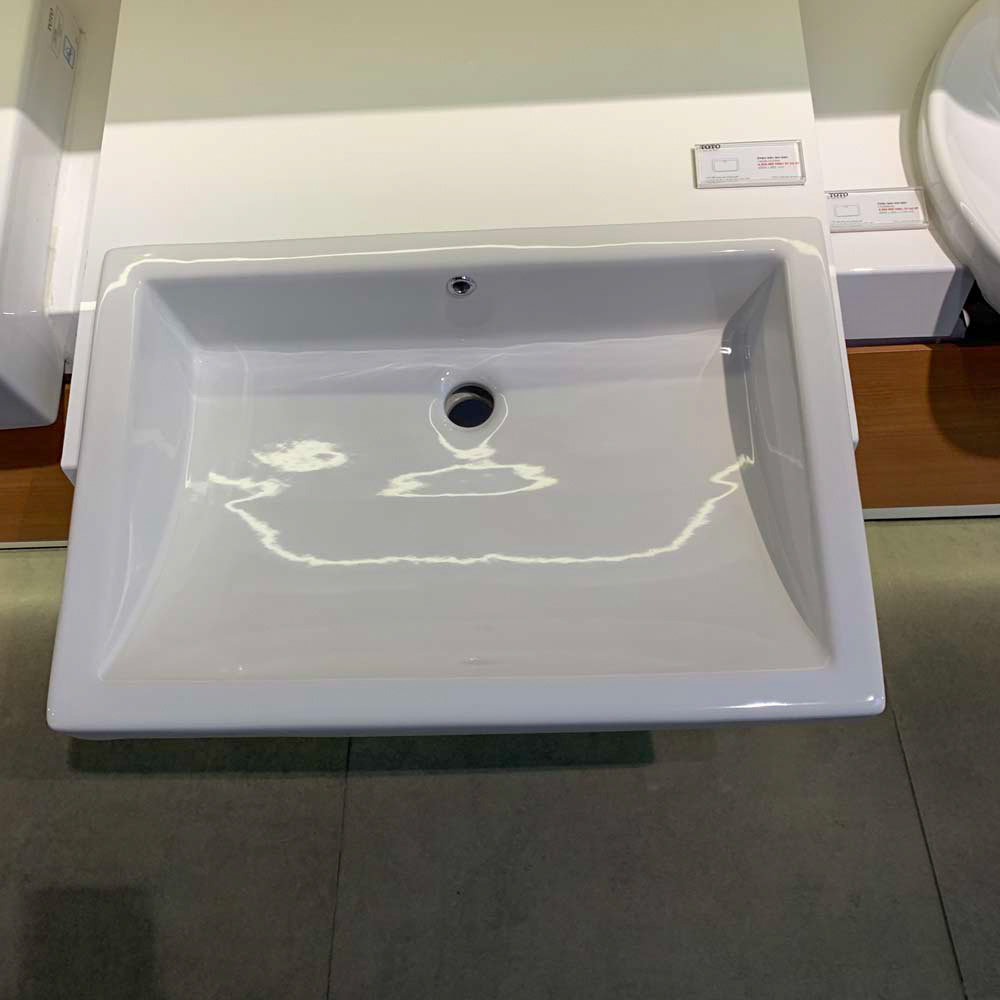 Chậu rửa mặt lavabo bán âm TOTO LW646JW/F - 3