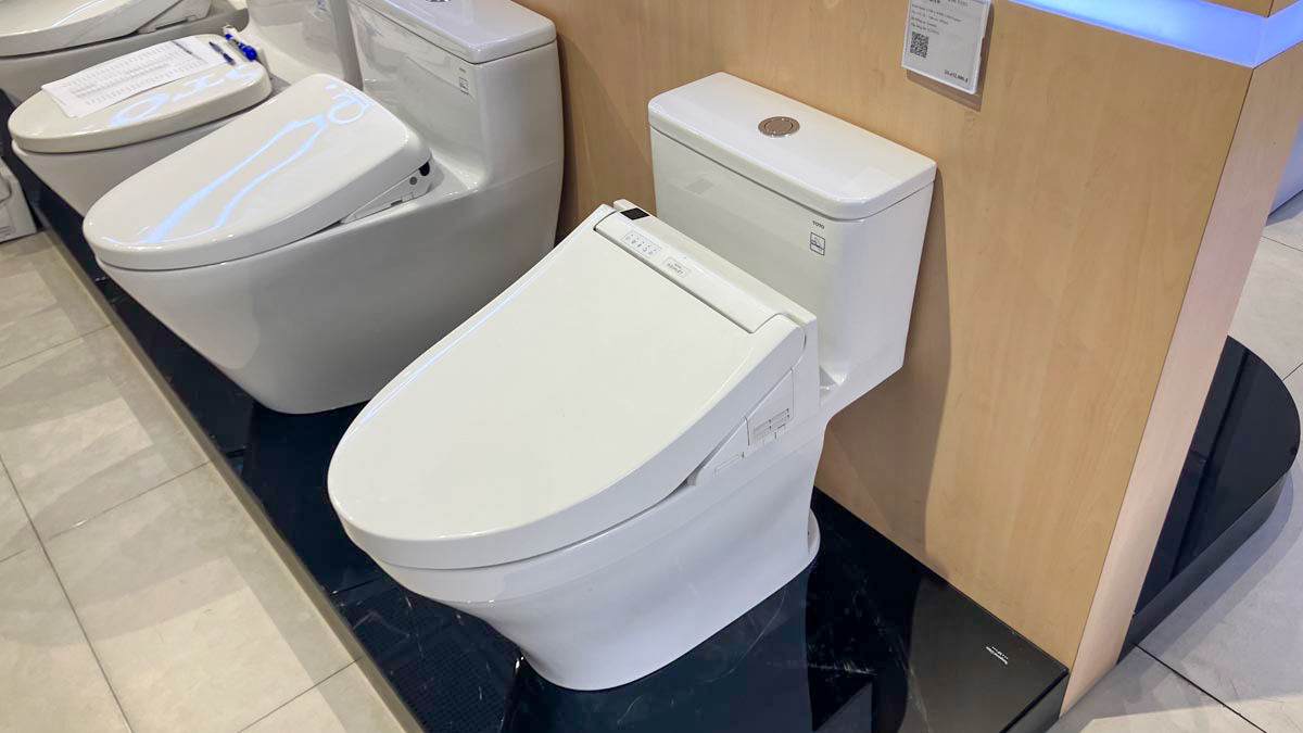 Bồn cầu 1 khối TOTO MS857CDW15 nắp điện tử Washlet C5 TCF24460AAA giấu dây - 5
