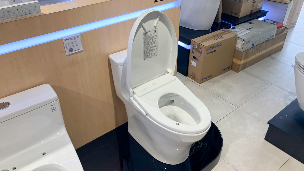 Bồn cầu TOTO MS885CDW23 1 khối nắp điện tử Washlet S7 TCF47360GAA giấu dây - 6