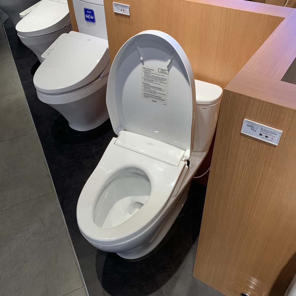 Bồn cầu TOTO CS767CRW12 2 khối nắp điện tử Washlet S7 TCF4911EZ giấu dây - 7