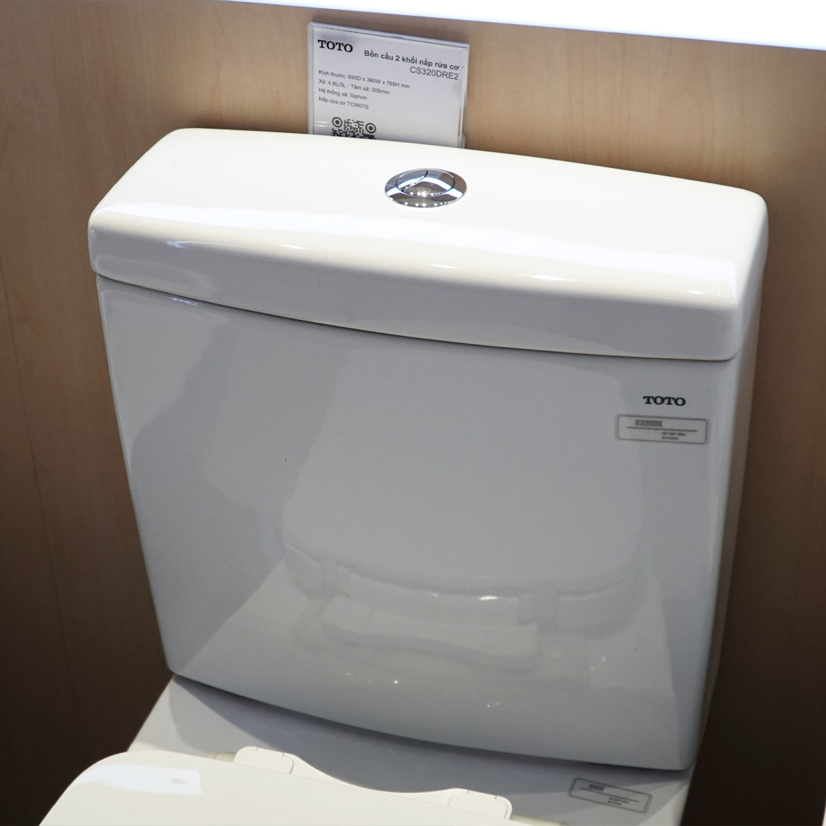 Bồn cầu 2 khối TOTO CS320DRT10 nắp đóng êm TC395VS - 4
