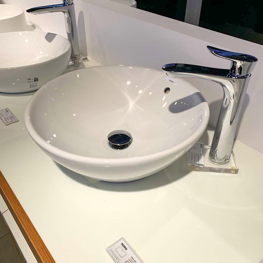Chậu rửa lavabo đặt bàn TOTO LT523S - 8