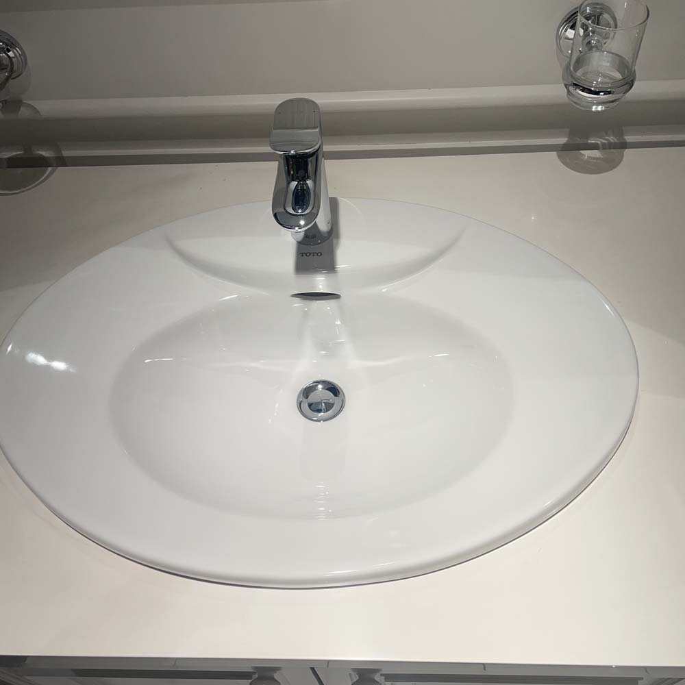 Chậu lavabo dương vành TOTO L909C - 6