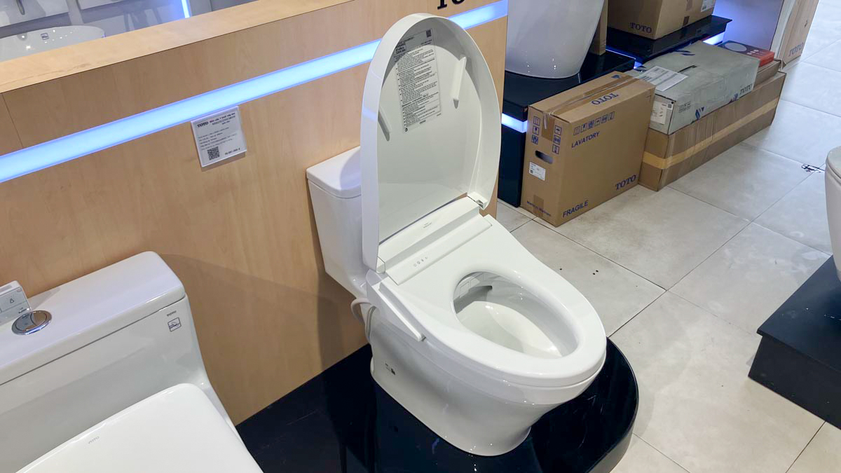 Bồn cầu TOTO MS857DW25 1 khối nắp điện tử Washlet S5 TCF34461GAA - 7