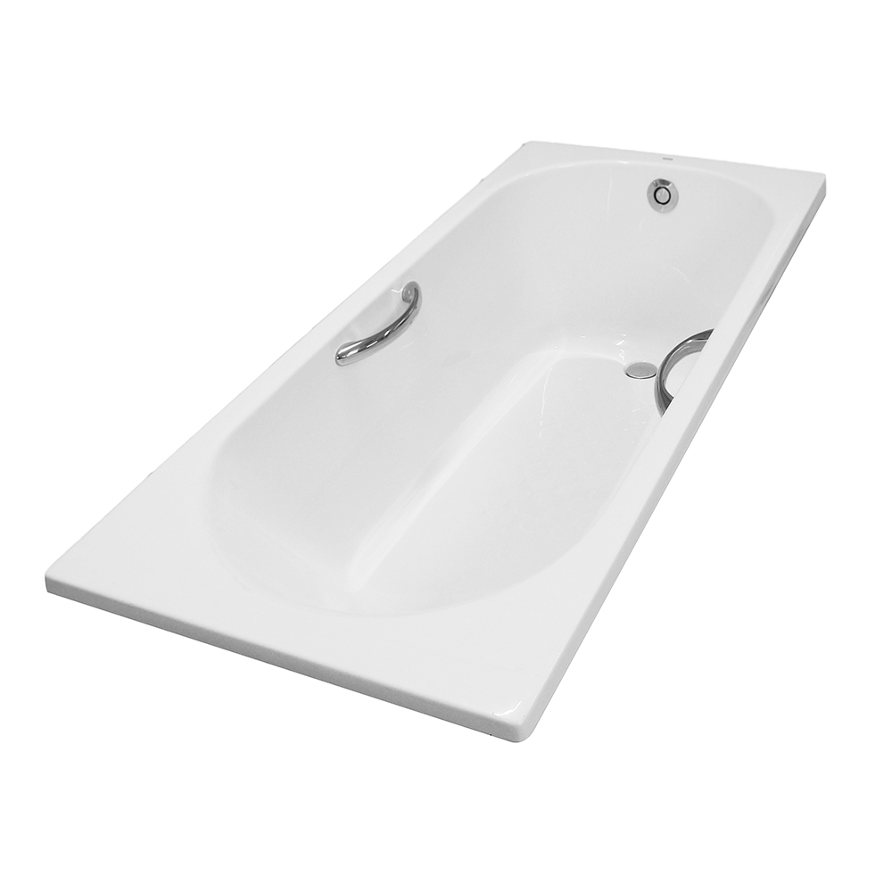 Bồn tắm TOTO PAY1710HV#W TVBF411 nhựa 1m7 tay vịn gồm bộ xả thải - 2