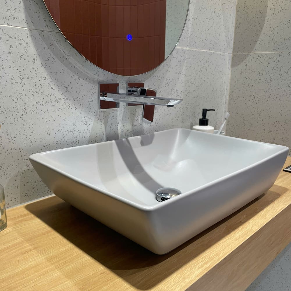 Chậu rửa lavabo đặt bàn TOTO LT1735#MGR (LT1735MGR) màu xám mờ - 5
