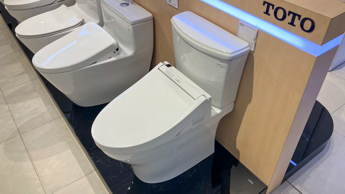 Bồn cầu TOTO CS986CGW15 2 khối nắp điện tử Washlet C5 TCF24460AAA giấu dây - 5