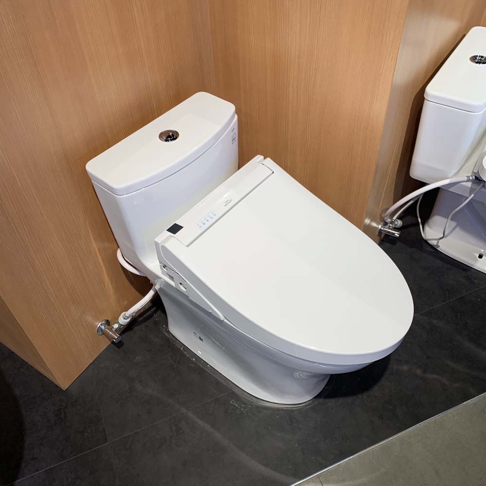 Bồn cầu TOTO MS855CDW15 1 khối nắp điện tử Washlet C5 TCF24460AAA giấu dây - 2