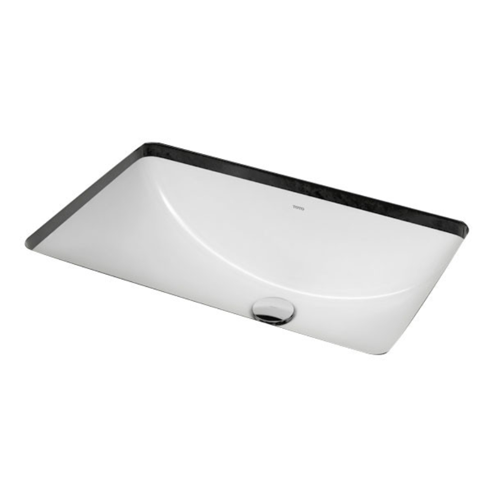 Chậu rửa mặt lavabo âm bàn TOTO LW1536V#XW TL516GV kèm giá đỡ - 2
