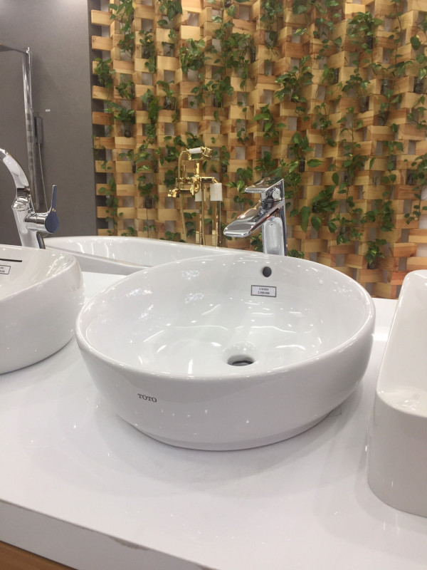 Chậu rửa lavabo đặt bàn TOTO LW895JW/F - 8