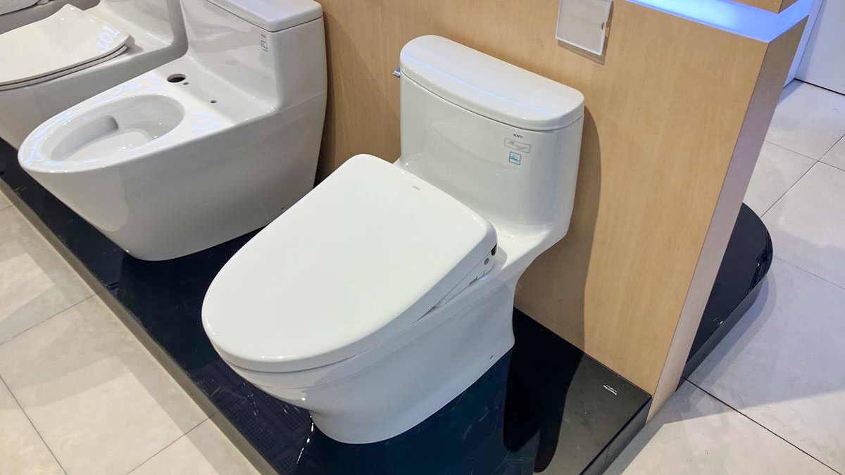 Bồn cầu TOTO MS887CRW23 1 khối nắp điện tử Washlet S7 TCF47360GAA giấu dây - 5