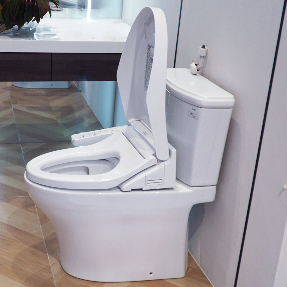 Bồn cầu TOTO CS986GW16 2 khối nắp điện tử Washlet C2 TCF23410AAA - 6