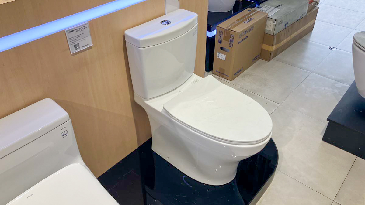Bồn cầu 2 khối TOTO CS769DRT8 (CS769DT8) nắp đóng êm TC600VS - 3