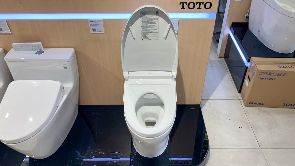 Bồn cầu TOTO MS885CDW25 1 khối nắp điện tử Washlet S5 TCF34461GAA giấu dây - 8