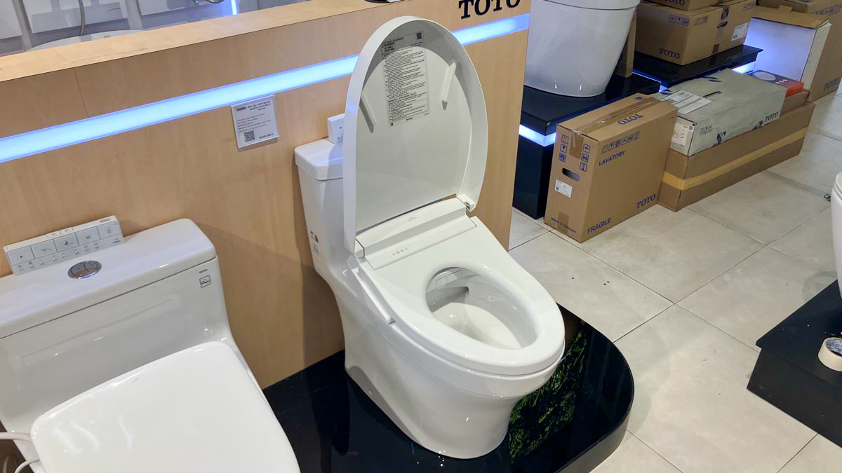 Bồn cầu TOTO MS889CDRW25 1 khối nắp điện tử Washlet S5 TCF34461GAA giấu dây - 4