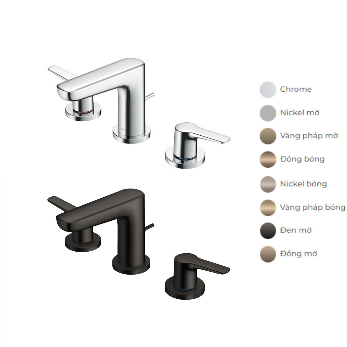 Vòi lavabo nóng lạnh GS TOTO TLG03201BB (TLG03201B) - 2