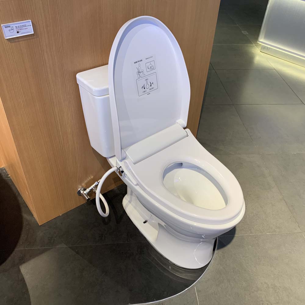 Bồn cầu TOTO CS735DE4 2 khối nắp rửa cơ TCW1211A - 5