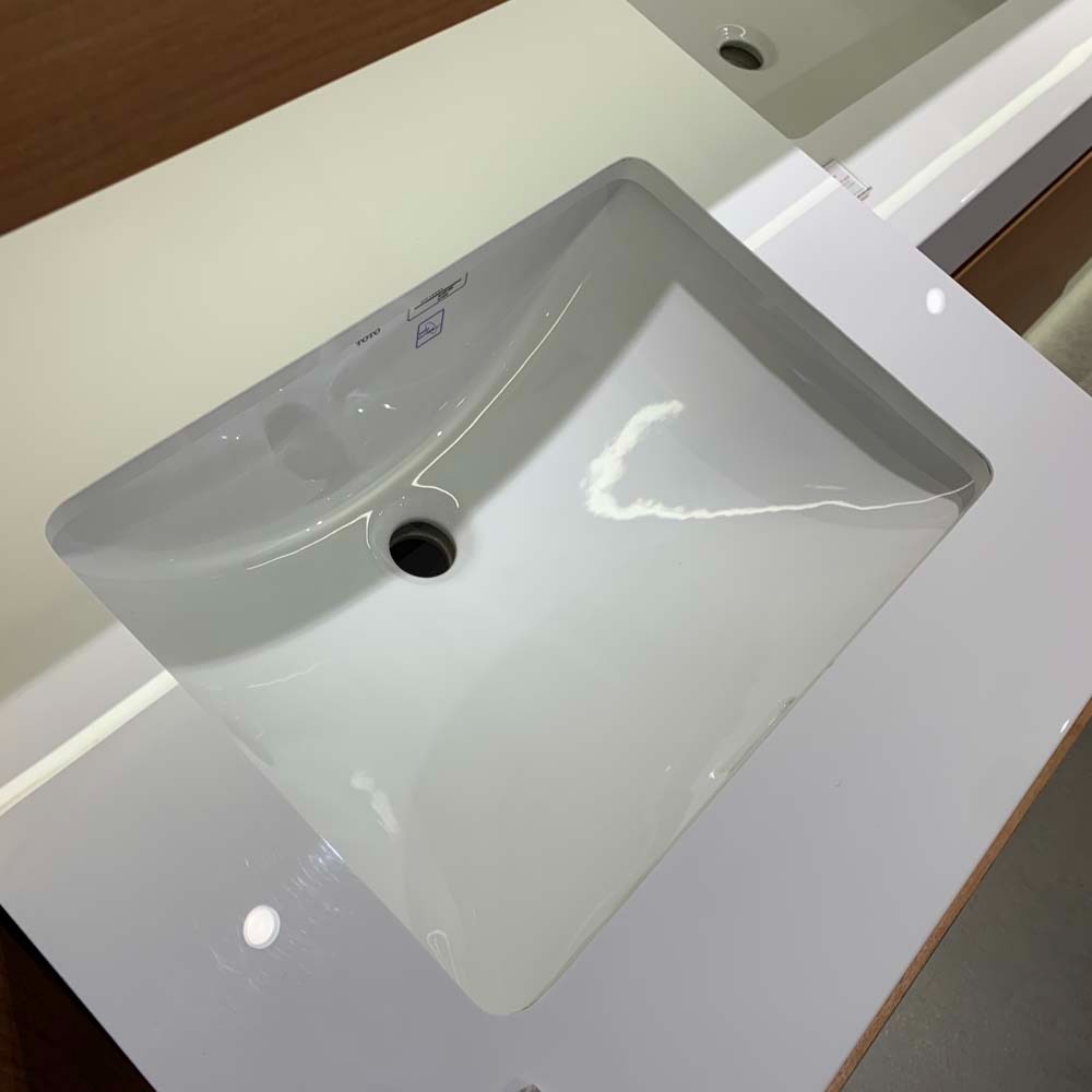 Chậu rửa mặt lavabo âm bàn TOTO LW1535V#XW - 8