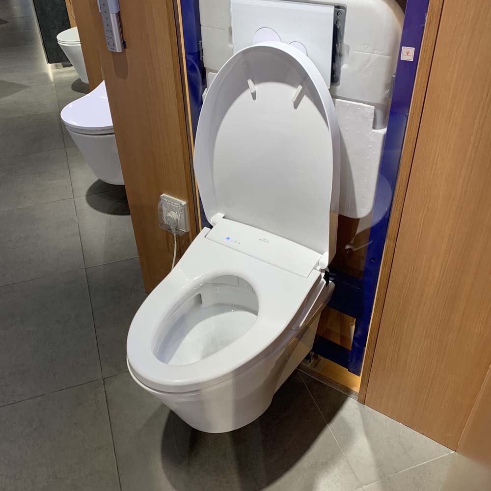 Bồn cầu treo tường điện tử S7 (giấu dây) xả tự động TOTO CW822REA TCF4911EZ WH172AAT TCA464 MB176GH - 7