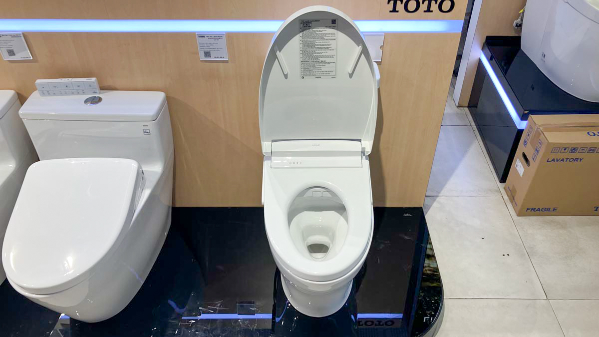 Bồn cầu TOTO CS769DRW25 2 khối nắp điện tử Washlet S5 TCF34461GAA - 7
