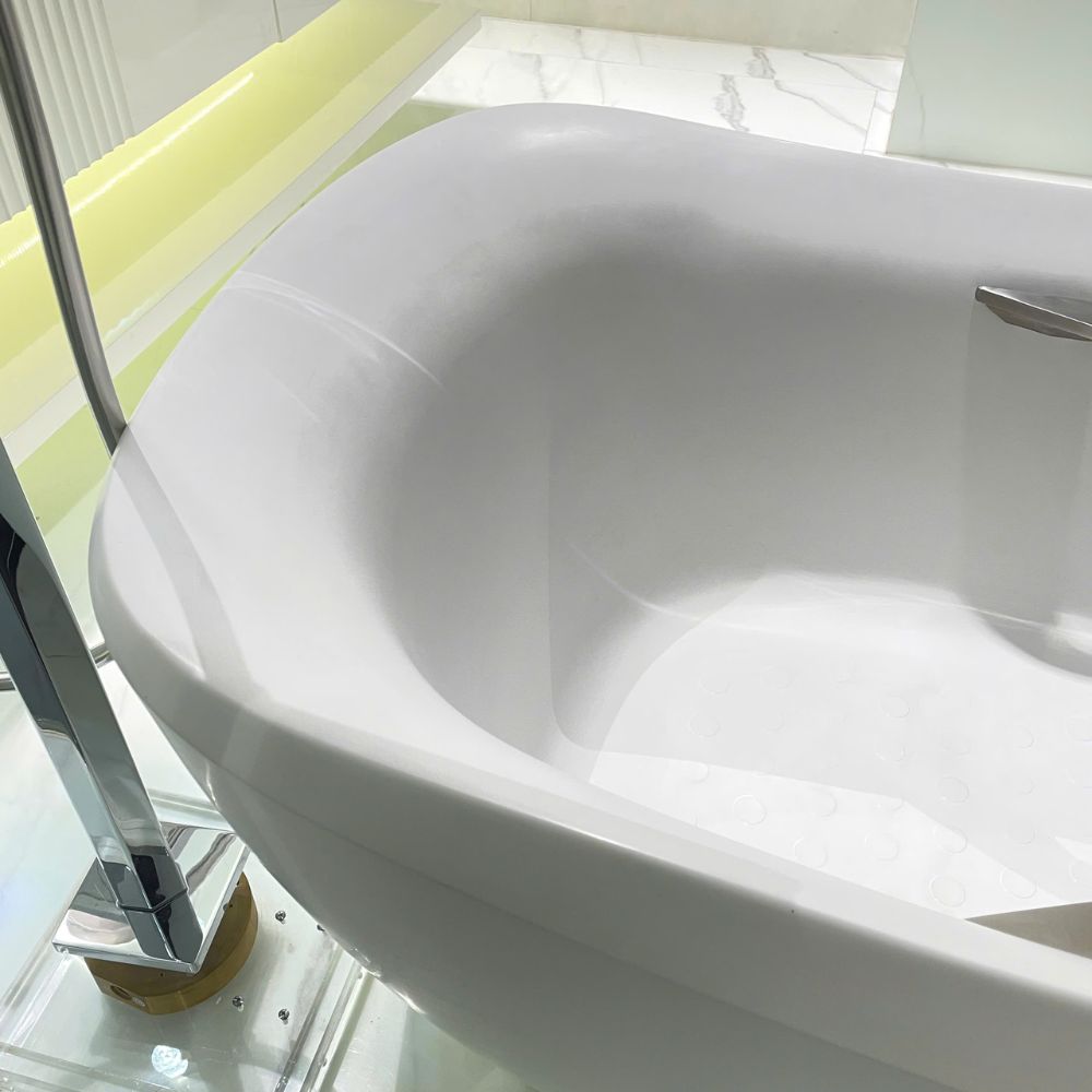 Bồn tắm đặt sàn TOTO PJY1734HPWEN#MW GALALATO 1m7 tay vịn trắng mờ - 7