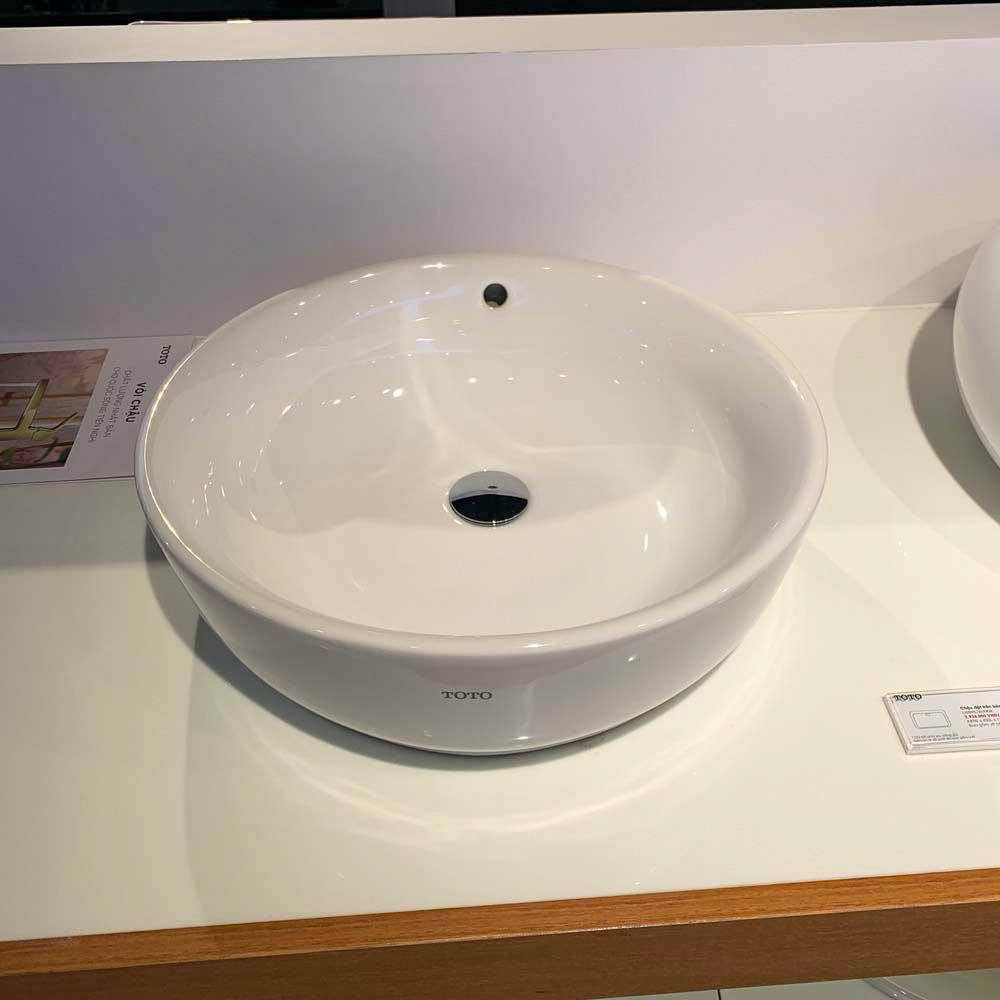 Chậu rửa lavabo đặt bàn TOTO LW895JW/F - 4