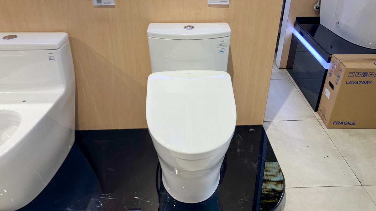 Bồn cầu TOTO MS885CDW23 1 khối nắp điện tử Washlet S7 TCF47360GAA giấu dây - 3