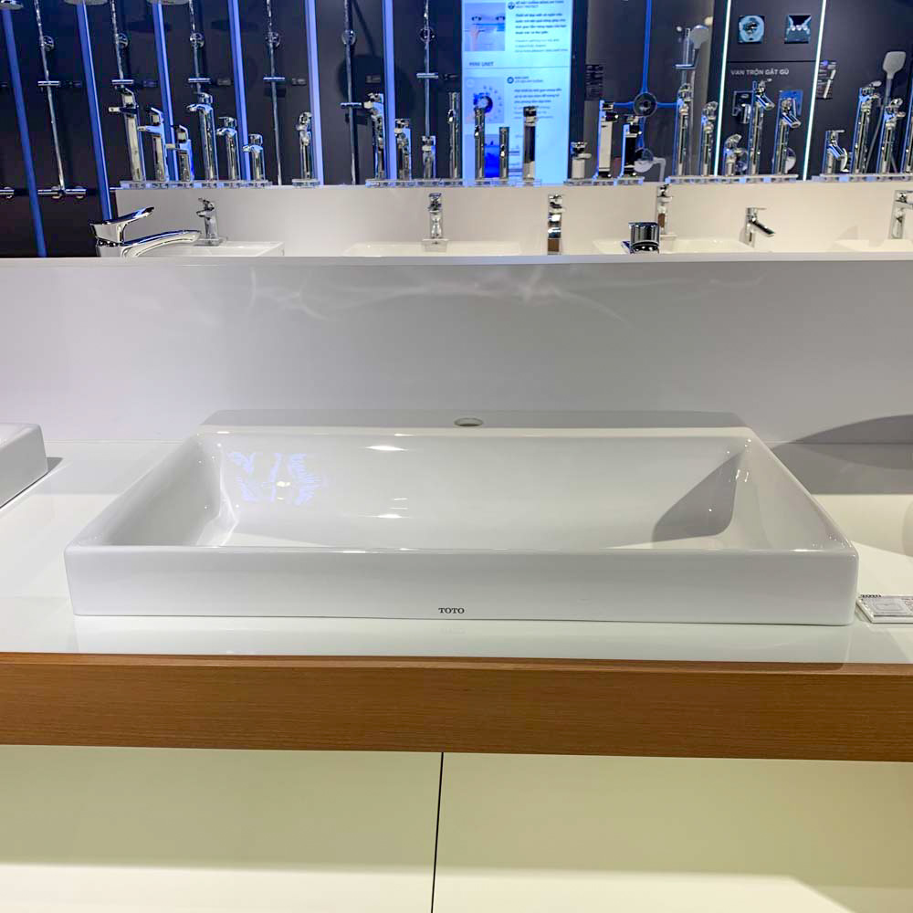 Chậu rửa lavabo đặt bàn TOTO LW1617C - 6