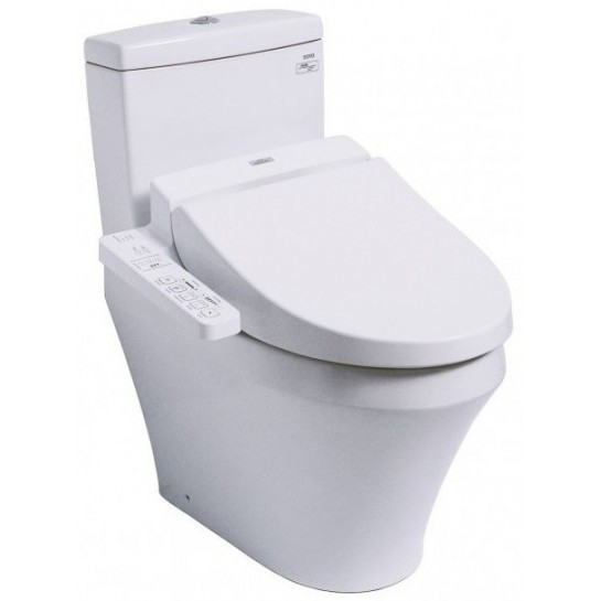 Bồn cầu 2 khối nắp rửa điện tử C2 TOTO CS948DW7 - 3