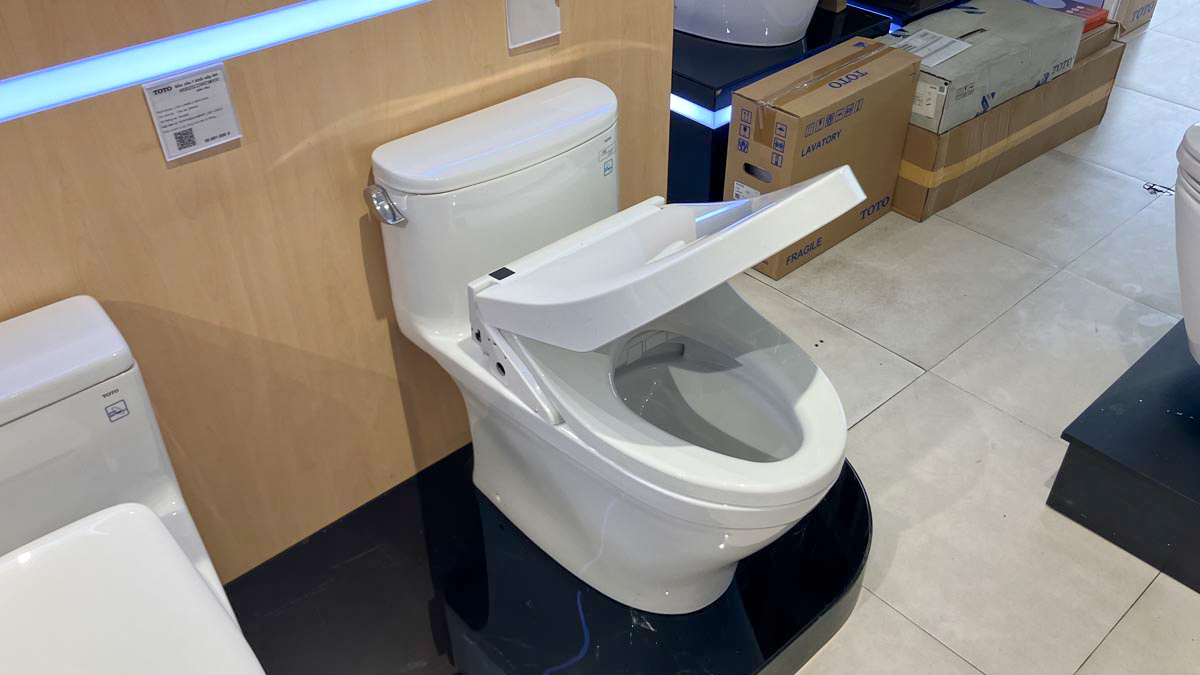 Bồn cầu TOTO MS887CRW15 1 khối nắp điện tử Washlet C5 TCF24460AAA giấu dây - 13