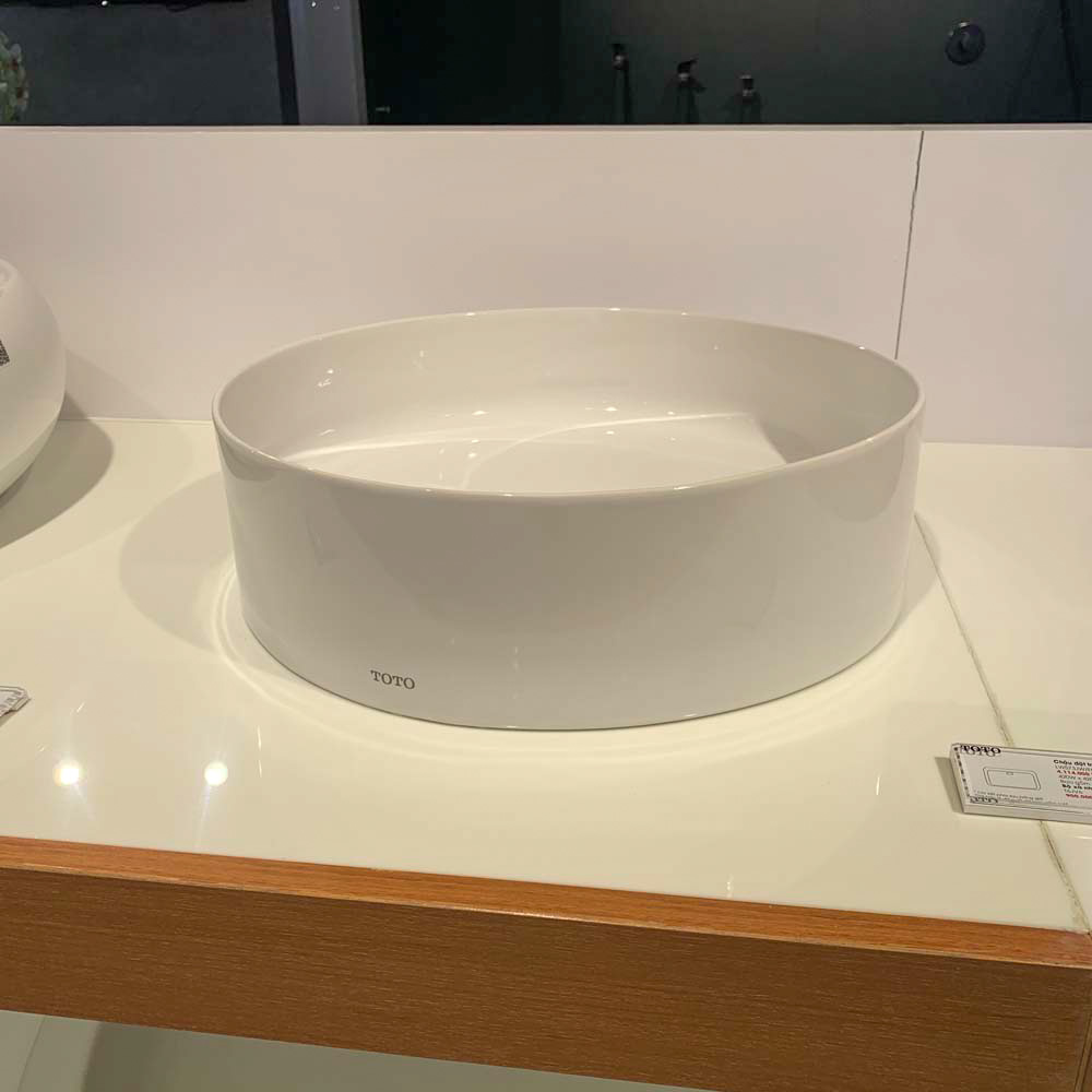 Chậu rửa lavabo đặt bàn TOTO LW573JW/F - 5