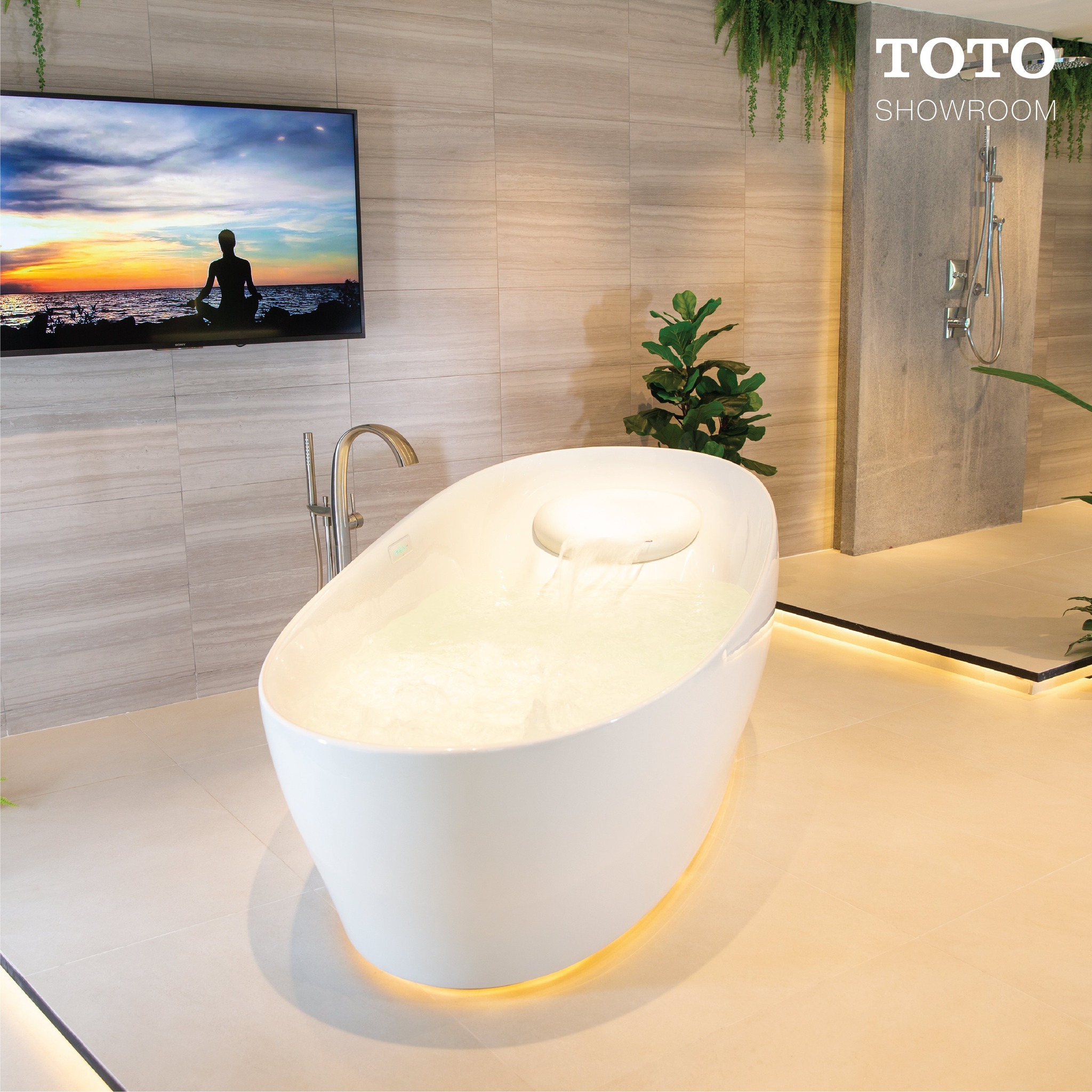 Bồn tắm massage đặt sàn TOTO PJYD2200PWE#GW GALALATO 2m2 - 11