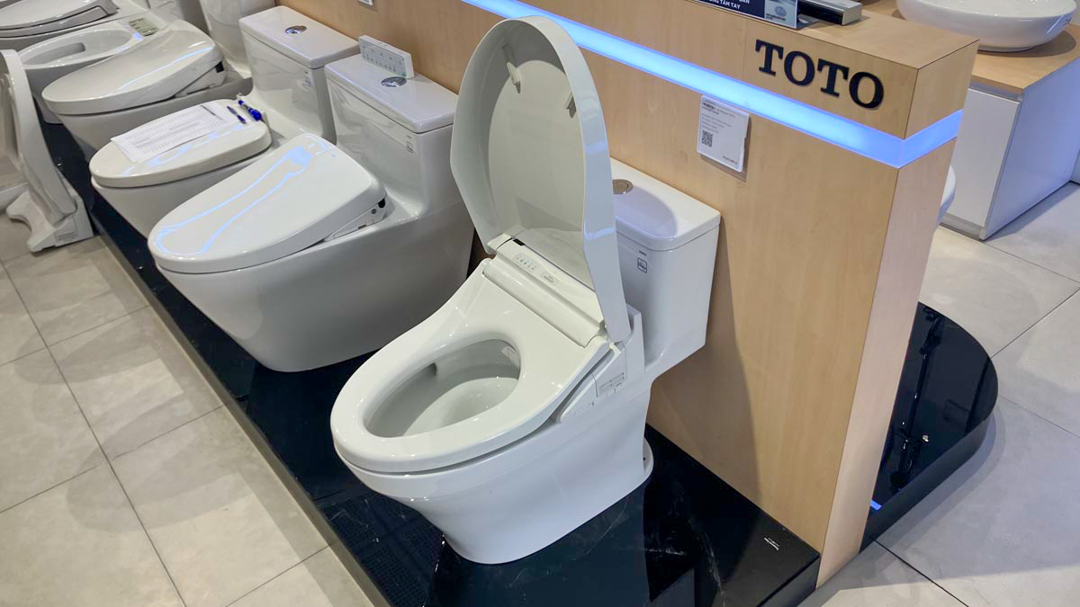 Bồn cầu 1 khối TOTO MS857CDW15 nắp điện tử Washlet C5 TCF24460AAA giấu dây - 9