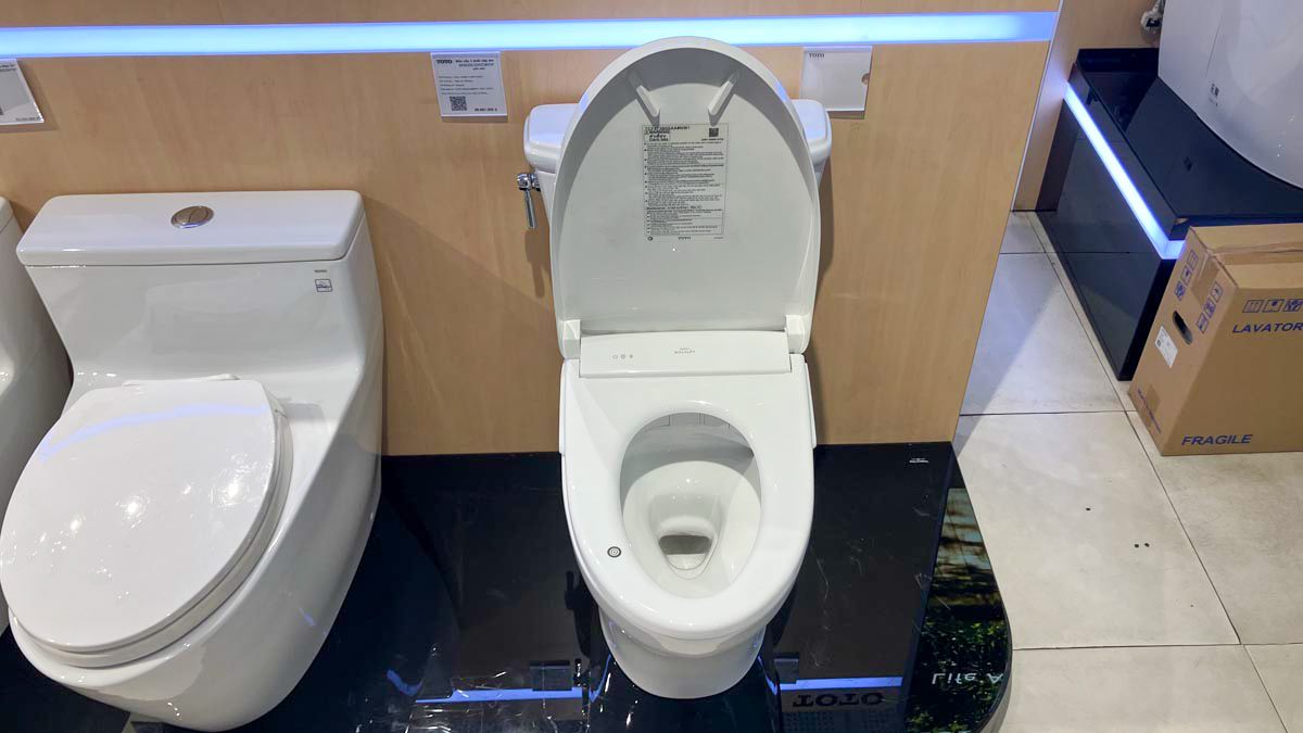 Bồn cầu TOTO CS986CGW23 2 khối nắp điện tử Washlet S7 TCF47360GAA giấu dây - 7