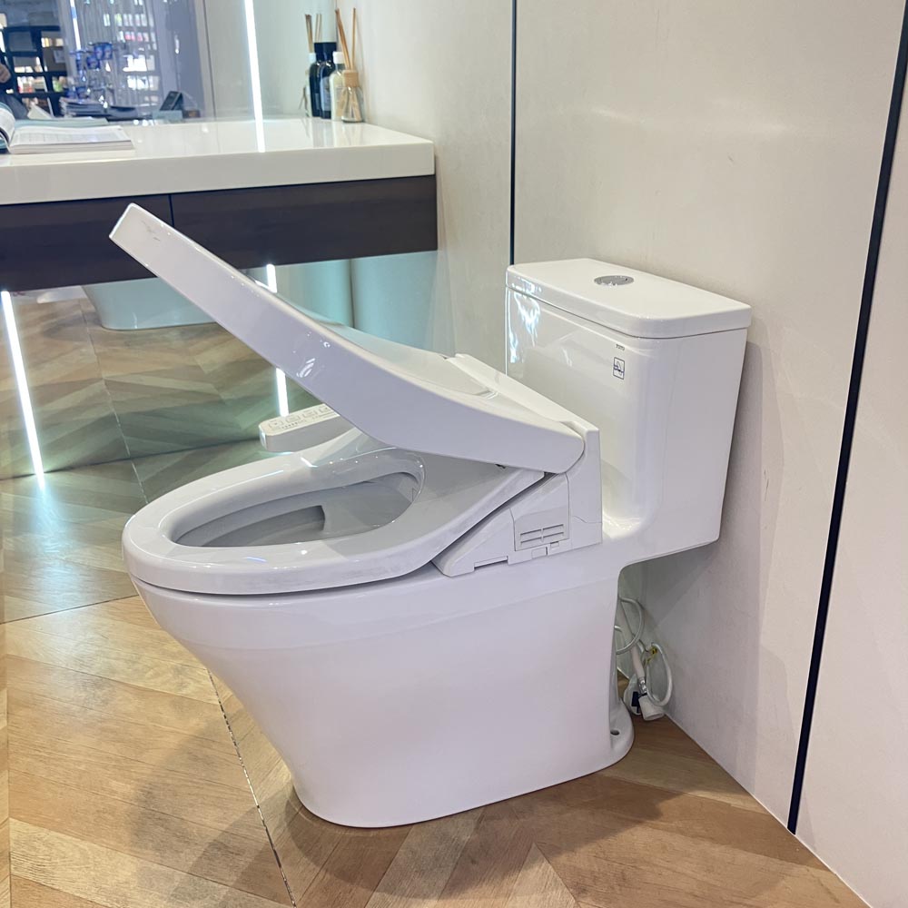 Bồn cầu 1 khối TOTO MS857DW16 nắp điện tử Washlet C2 TCF23410AAA - 7