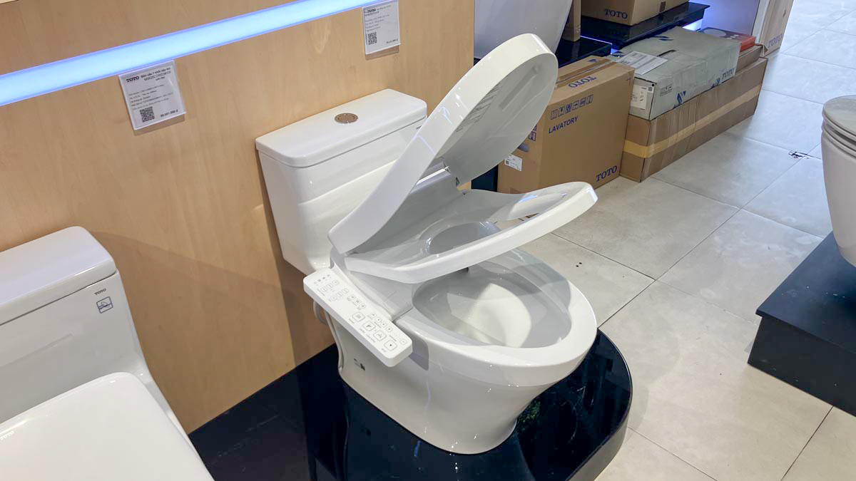 Bồn cầu TOTO MS857DW24 1 khối nắp điện tử Washlet S2 TCF33461GAA - 13