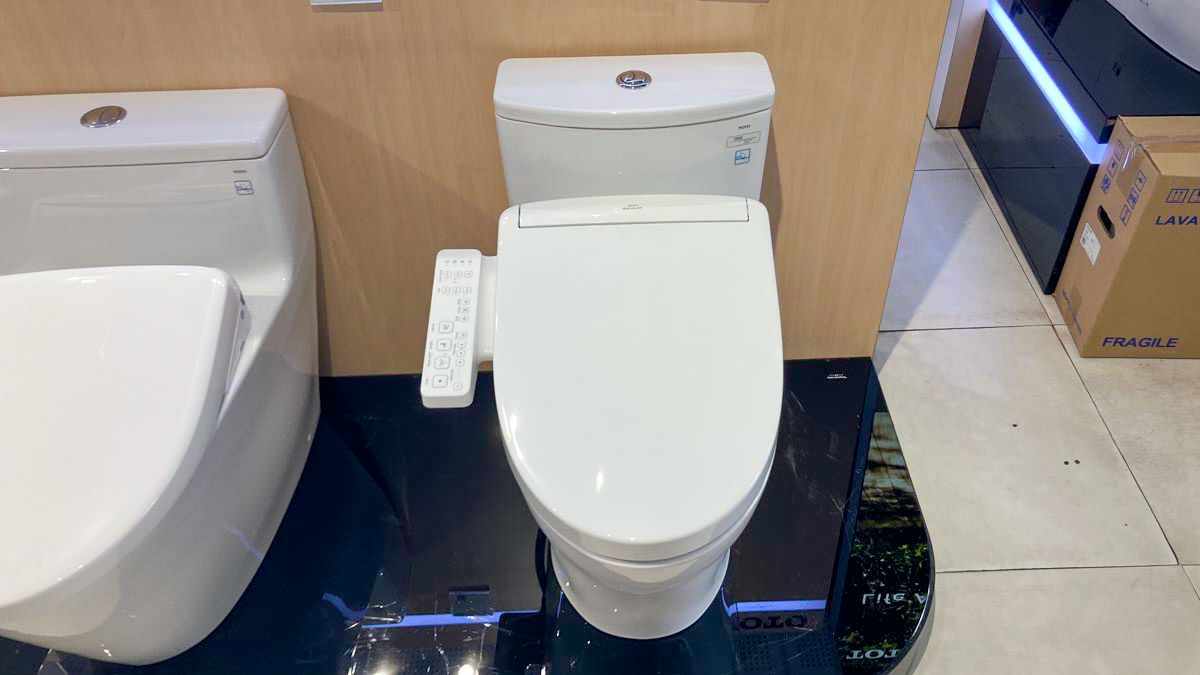 Bồn cầu TOTO MS885CDW24 1 khối nắp điện tử Washlet S2 TCF33461GAA giấu dây - 4