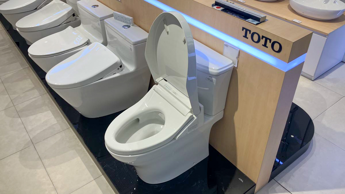 Bồn cầu TOTO CS986CGW15 2 khối nắp điện tử Washlet C5 TCF24460AAA giấu dây - 9