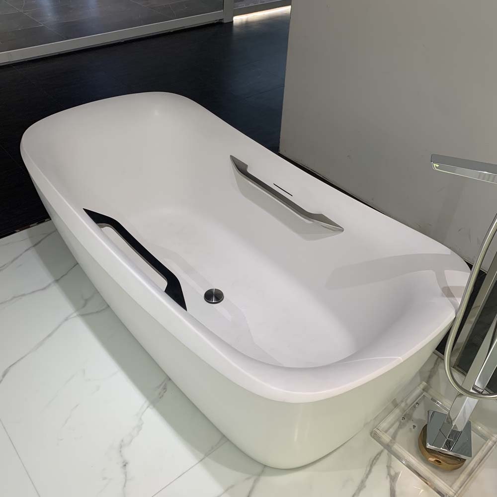 Bồn tắm đặt sàn TOTO PJY1734HPWEN#MW TVBF412 GALALATO 1m7 tay vịn gồm ống thải - 7