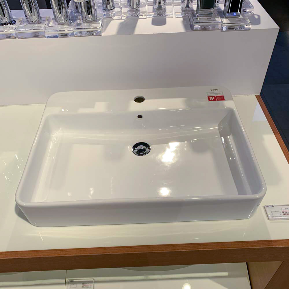 Chậu rửa lavabo đặt bàn TOTO LT951C - 3