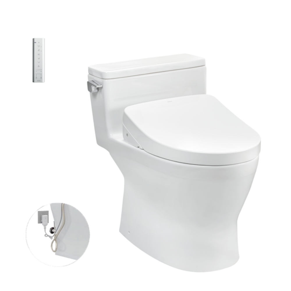 Bồn cầu TOTO MS188VKW11 T53P100VR 1 khối nắp điện tử Washlet S7 TCF4911Z - 2
