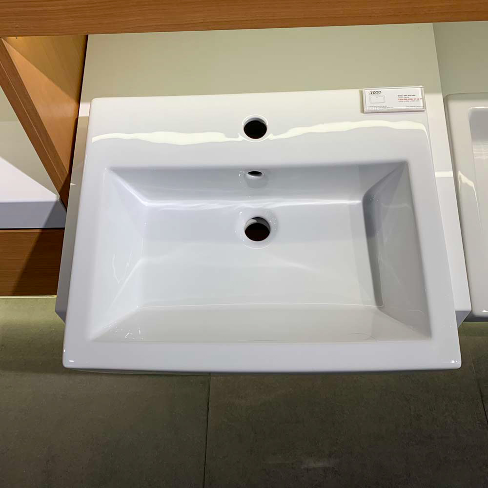 Chậu rửa mặt lavabo bán âm TOTO LT647CR - 3