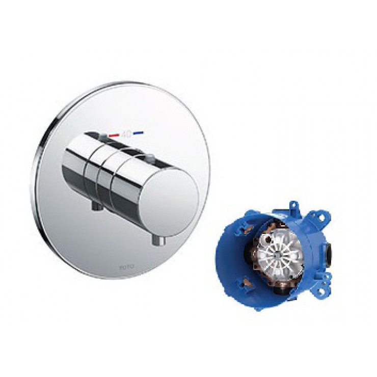 Set sen tắm âm tường 3 đường nước nhiệt độ TOTO GLOBAL FITTINGS TBW07003A - 6