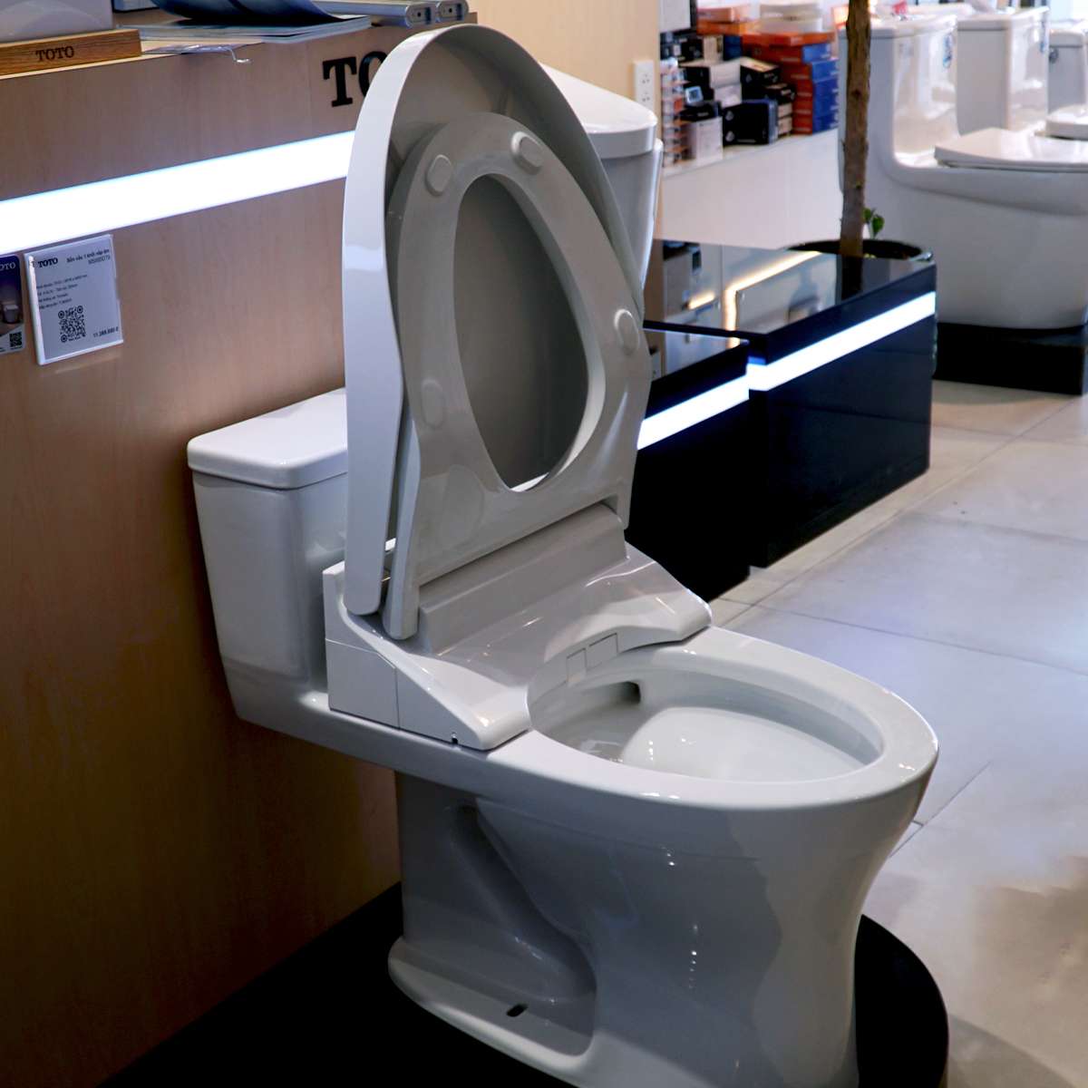 Bồn cầu TOTO MS855DW14 1 khối nắp điện tử Washlet C5 TCF24410AAA - 10