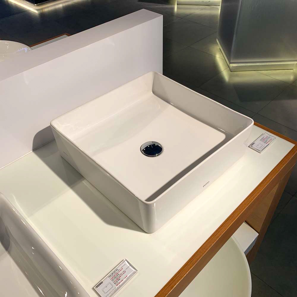 Chậu rửa lavabo đặt bàn TOTO LW574JWF - 2