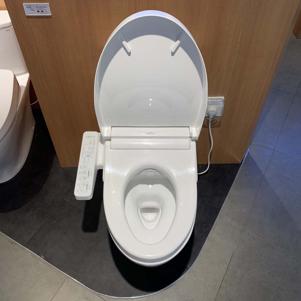 Bồn cầu TOTO CS769CDRW17 2 khối nắp điện tử Washlet C2 TCF23460AAA giấu dây - 6
