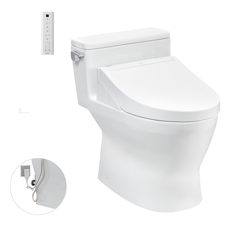 Bồn cầu TOTO MS188VKW14 T53P100VR 1 khối nắp điện tử Washlet C5 TCF24410AAA - 2