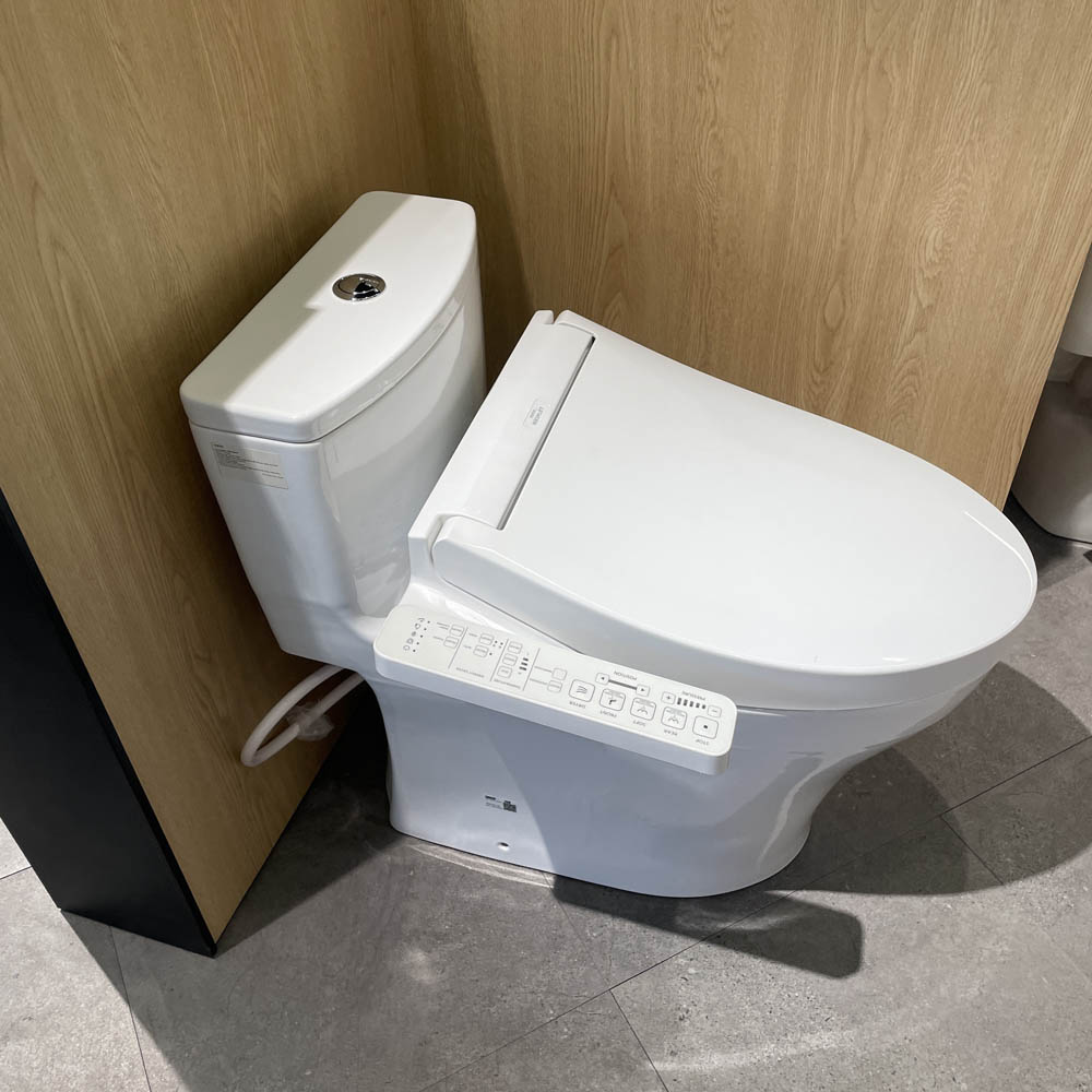Bồn cầu TOTO MS855CDW17 1 khối nắp điện tử Washlet C2 TCF23460AAA giấu dây - 4